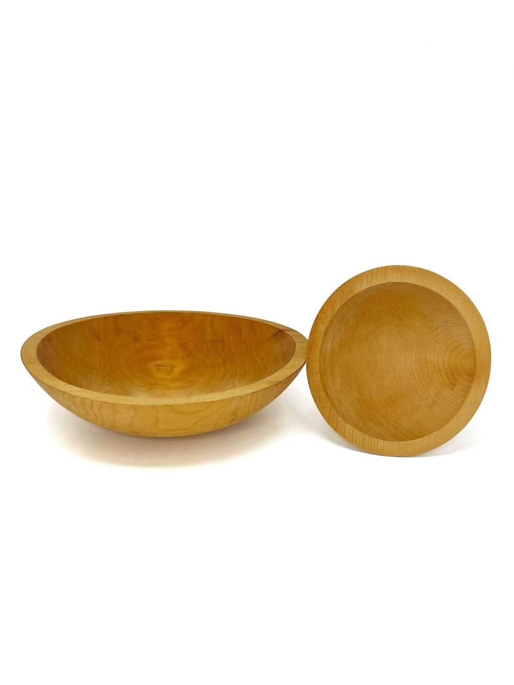 Holland Bowl Mill 12” Wooden Bowl + 7” Wooden Bowl